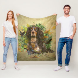 Cobertor De Velo Picardy Spaniel, época de caça