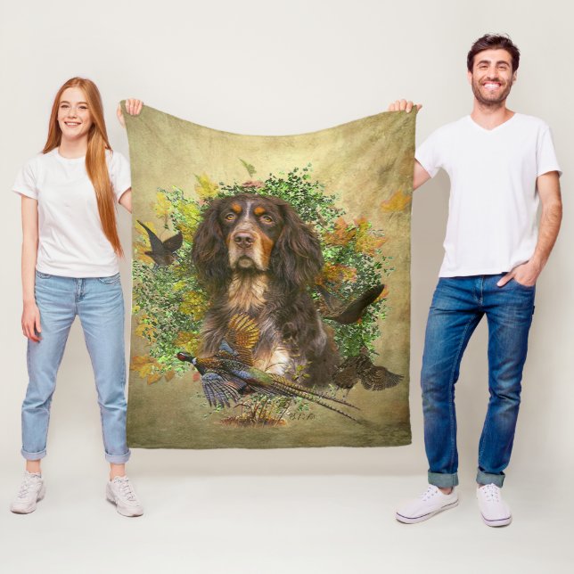 Cobertor De Velo Picardy Spaniel, época de caça (In Situ)