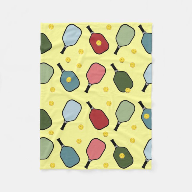 Cobertor De Velo Pickleball criativo (Frente)