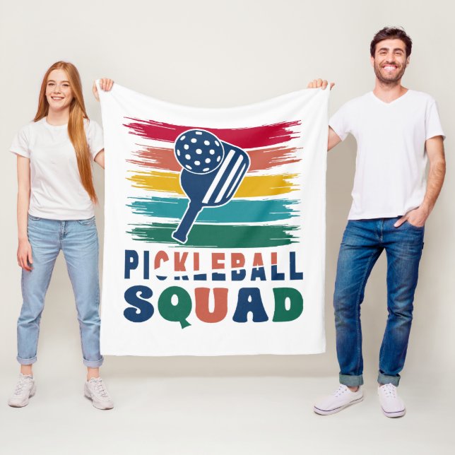 Cobertor De Velo Pickleball Players Gift Idea (In Situ)