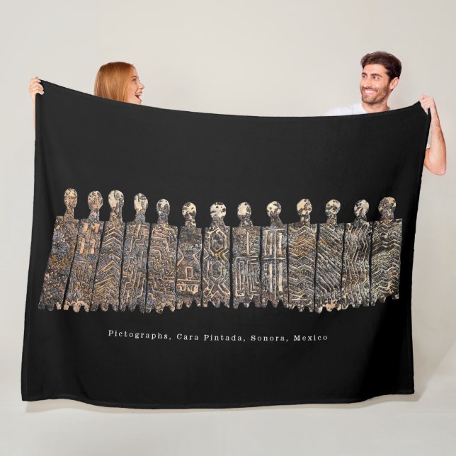 Cobertor De Velo Pictografias, Cara Pintada, Sonora, México (In Situ)