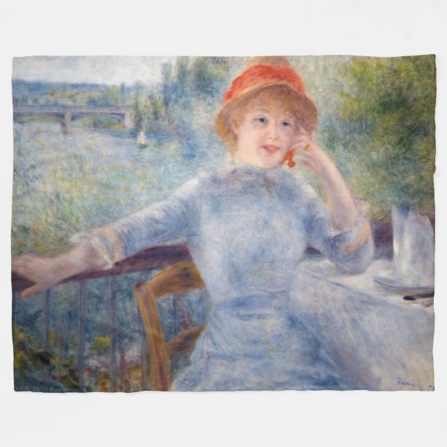 Cobertor De Velo Pierre Auguste Renoir - Alphonsine Fournaise (Frente (Horizontal))