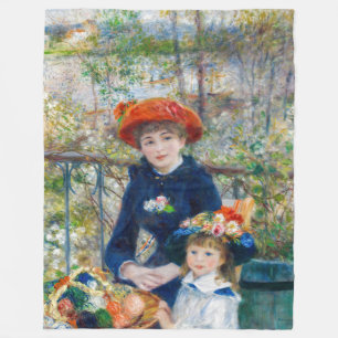 Cobertor De Velo Pierre-Auguste Renoir - Duas irmãs no Terraço