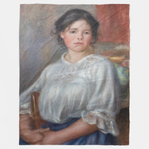 Cobertor De Velo Pierre-Auguste Renoir - Jovem Mulher Sentada