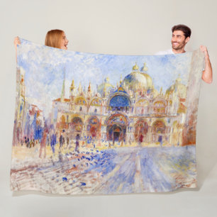 Cobertor De Velo Pierre-Auguste Renoir - Veneza, Praça de São Marco