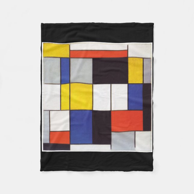 Cobertor De Velo PIET MONDRIAAN - Compositon A 1923 (Frente)