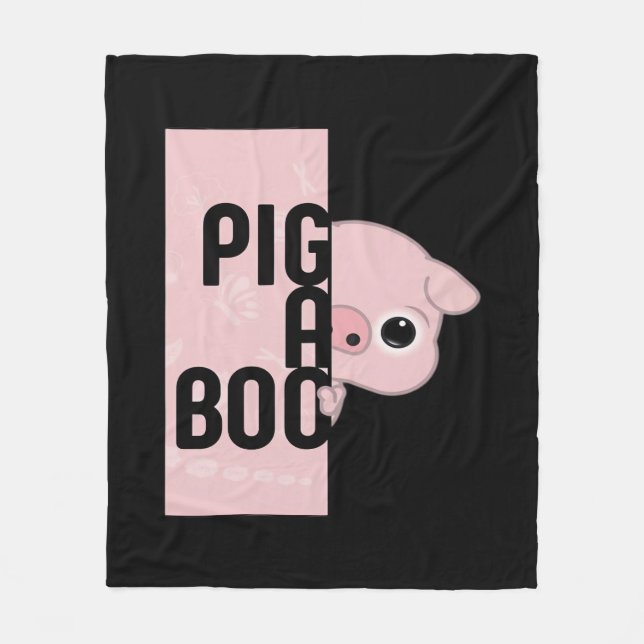 Cobertor De Velo Pig A Boo (Frente)