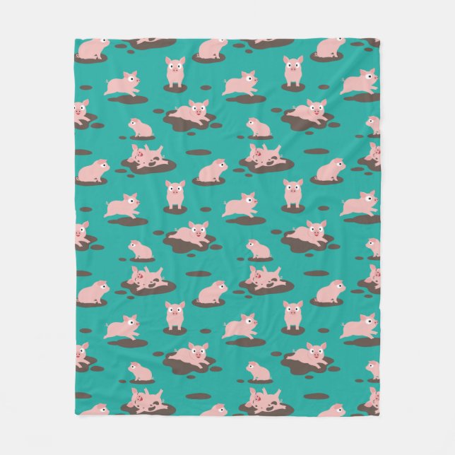 Cobertor De Velo Piglets Fleece Blanket (Frente)