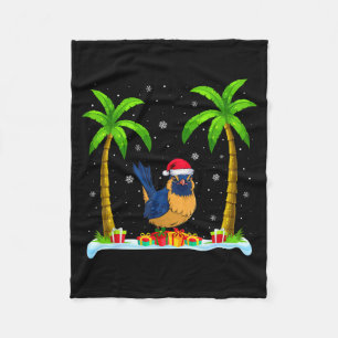 Cobertor De Velo Pijama de Natal da Árvore Palmeira com Chapéu do P