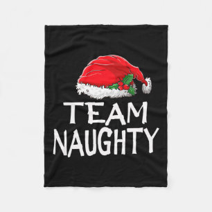 Cobertor De Velo Pijama de Natal Engraçado da Equipe Santa Claus M