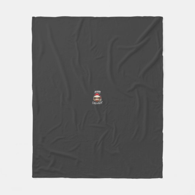 Cobertor De Velo Pijamas de Natal Engraçados para Cães Presente par (Frente)
