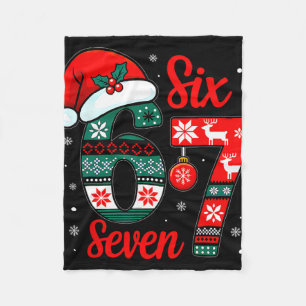 Cobertor De Velo Pijamas de Natal engraçados Six Seven 67 Meme 6 7