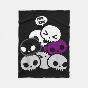 Cobertor De Velo Pilha de Caveira Kawaii Coisas Fofo Demiual Orgulh