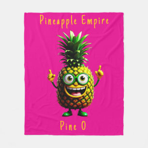 Cobertor De Velo Pineapple Empire Fleece Blanket