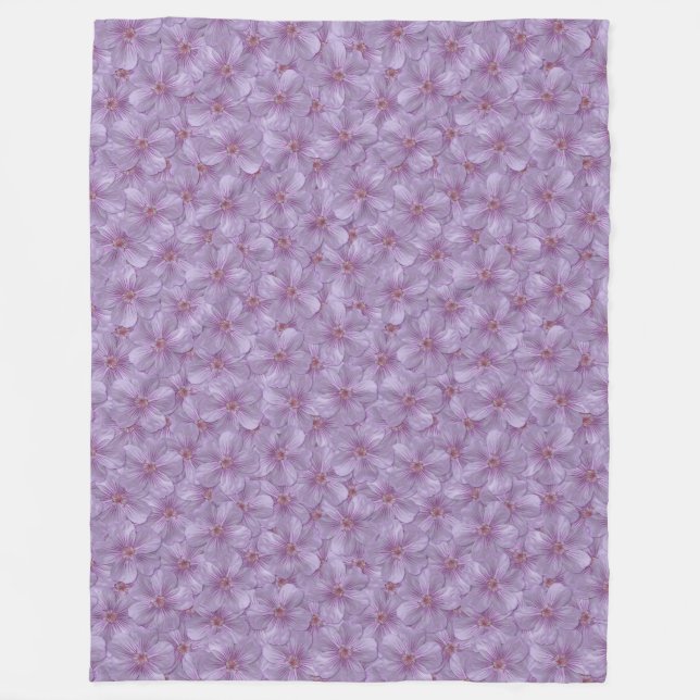 Cobertor De Velo Pineywoods Geranium Padrão Sem Costura (Frente)