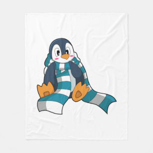 Cobertor De Velo Pinguim com Scarf
