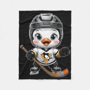 Cobertor De Velo Pinguim de desenho animado Kawaii Chibi jogador de