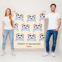 Pinguins Trans Personalizados Natal Aconchegante