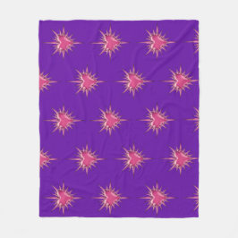 Cobertor De Velo Pink Barbed Heart Cybersigilism Fleece Blanket