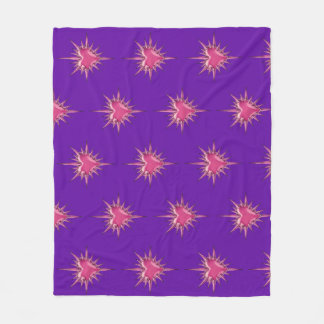 Cobertor De Velo Pink Barbed Heart Cybersigilism Fleece Blanket