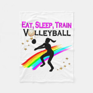 COBERTOR DE VELO PINK COME, DORMIR, TREINAR VOLLEYBALL