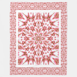 Cobertor De Velo Pink Forget-Me-Nots