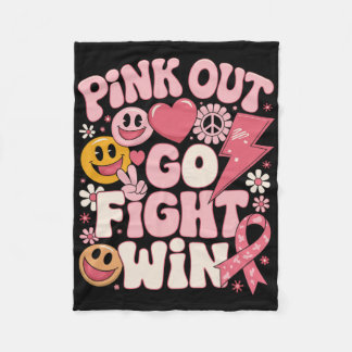 Cobertor De Velo Pink Out Lutar Contra Ganhar Consciência do Cancer