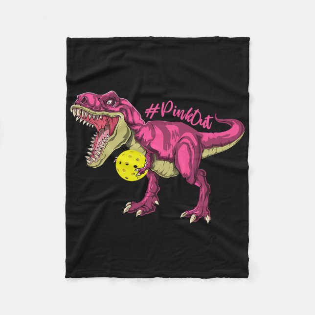 Cobertor De Velo Pink Out T Rex E Picklebyll Byll Byll Invocam Canc (Frente)