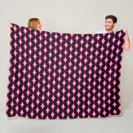 Cobertor De Velo Pink Persian Diamond Princess Plush Patterno