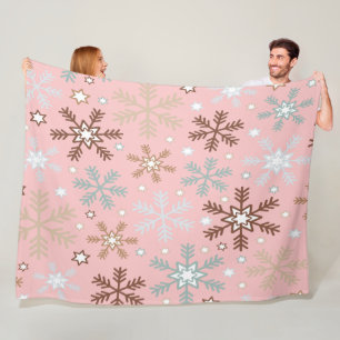 Cobertor De Velo Pinkie Snowflake