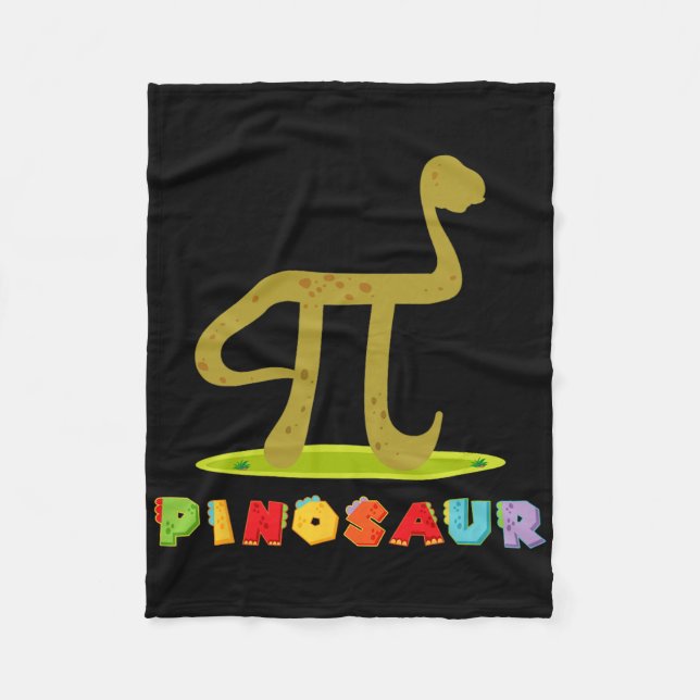 Cobertor De Velo Pinosaur Funny Pi Day Dinosaur Math Lover Science  (Frente)