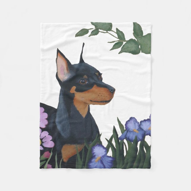 Cobertor De Velo Pinscher diminuto (Frente)