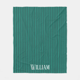 Cobertor De Velo Pinstripes teais