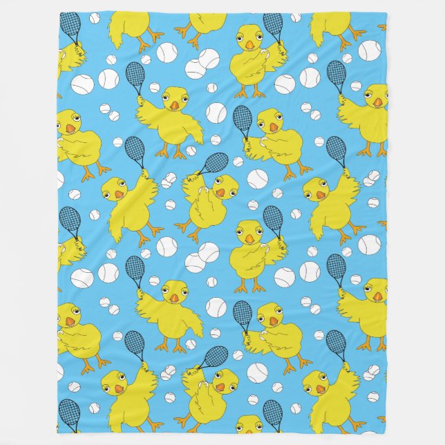 Cobertor De Velo Pintinho de tênis (Frente)