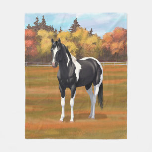 Cobertor De Velo Pinto Negro Pinto Quarto Cavalo Stallion