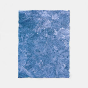 Cobertor De Velo Pintura abstrato azul