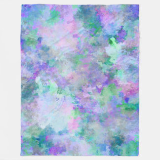 Cobertor De Velo Pintura Abstrato caótica