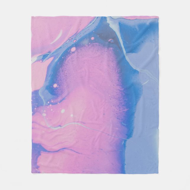 COBERTOR DE VELO PINTURA AZUL E PASTEL (Frente)