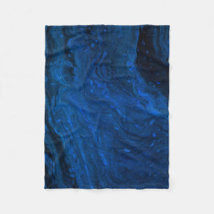 Cobertor De Velo Pintura azul e preta
