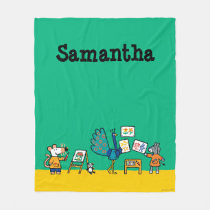 Cobertor De Velo Pintura com Maisy!