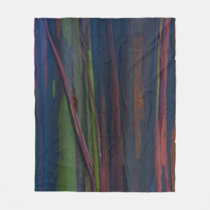 Cobertor De Velo Pintura de abstrato verde azul e castanho