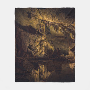 COBERTOR DE VELO PINTURA DE CAVERNA BRANCA E PRETA