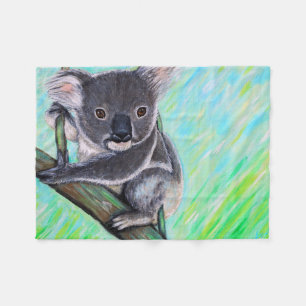 Cobertor De Velo Pintura de Koala