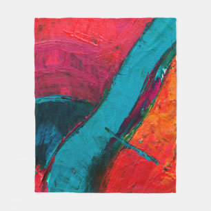 Cobertor De Velo Pintura de óleo desenhada à mão. fundo de abstrato