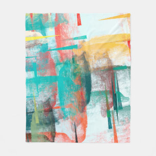 Cobertor De Velo Pintura de pincel. Forma única de combinação de ca