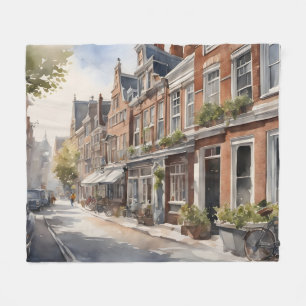 Cobertor De Velo pintura em aquarela de Amsterdã