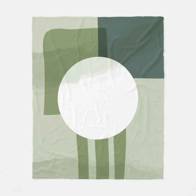 Cobertor De Velo Pintura em círculo (Frente)