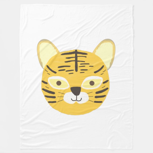 Cobertor De Velo pintura tigre (Frente)