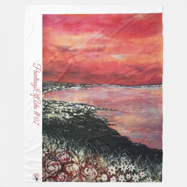 Cobertor De Velo PinturasDoAda #07 - Artista - Vazio De Folga Desco (Frente)