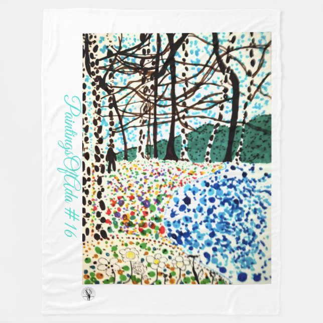 Cobertor De Velo PinturasDoAda #16 - Artista - Vazio De Folga Desco (Frente)